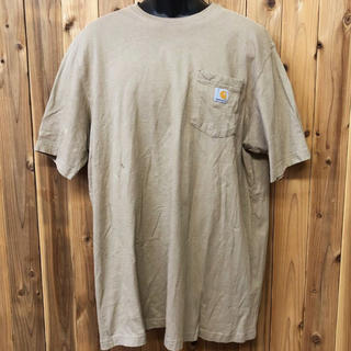 カーハート(carhartt)のcarhartt ポケットT Lサイズ（TALL）ベージュ　(Tシャツ/カットソー(半袖/袖なし))