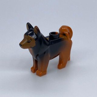 レゴ(Lego)の【新品】LEGO 犬 濃橙 ハスキー 1体(知育玩具)