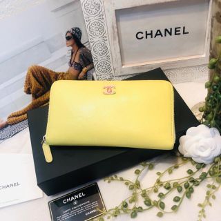 シャネル(CHANEL)の【専用です】シャネル　ラッキークローバー　ラウンドジップ　長財布(財布)