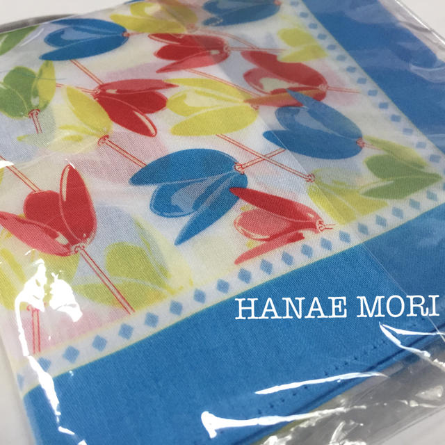 HANAE MORI(ハナエモリ)の※新品未使用※ハナエ・モリ  シルク ハンカチーフ レディースのファッション小物(ハンカチ)の商品写真