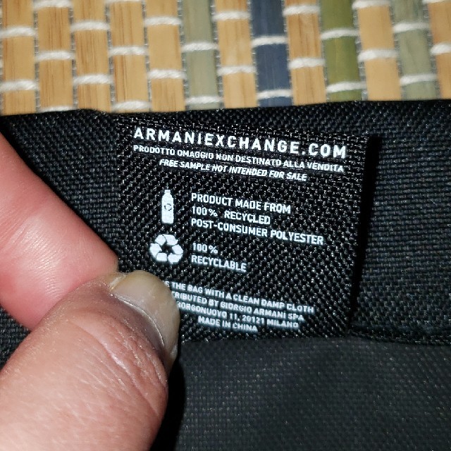 ARMANI EXCHANGE(アルマーニエクスチェンジ)のアルマーニエクスチェンジのナップサック メンズのバッグ(バッグパック/リュック)の商品写真