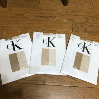 カルバンクライン(Calvin Klein)のカルバンクライン　ストッキング　3足　M〜L(タイツ/ストッキング)