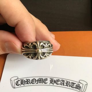 クロムハーツ(Chrome Hearts)のペット様専用クロムハーツ  フローラルクロスリング　chrome hearts (リング(指輪))