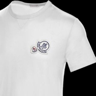 モンクレール(MONCLER)の★希少★ MONCLER Wロゴワッペン Tシャツ モンクレール 国内正規品(Tシャツ/カットソー(半袖/袖なし))