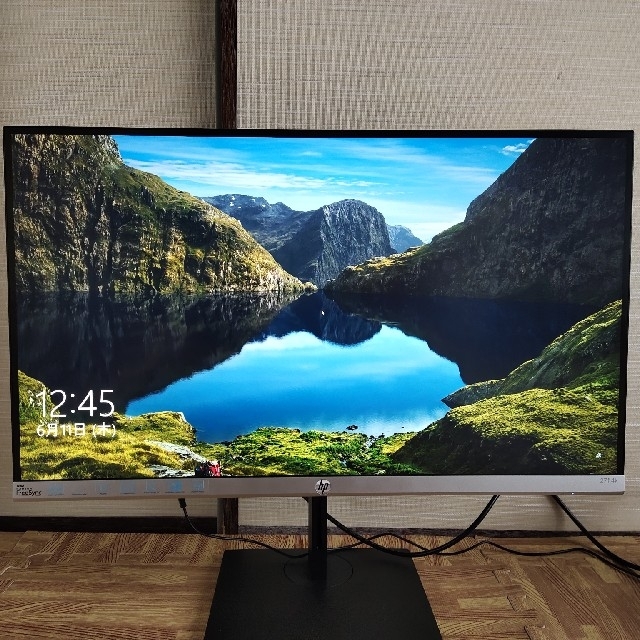 HP(ヒューレットパッカード)のHP 27f 4K ディスプレイ スマホ/家電/カメラのPC/タブレット(ディスプレイ)の商品写真