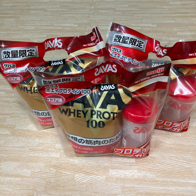日本セール SAVAS ザバス ホエイプロテイン100 ココア味シェイカー