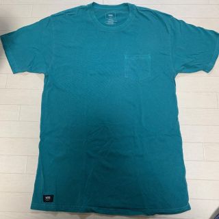 ヴァンズ(VANS)の【VANS】 ビッグシルエット  ポケット付き Tシャツ　ブルーグリーン系(Tシャツ/カットソー(半袖/袖なし))