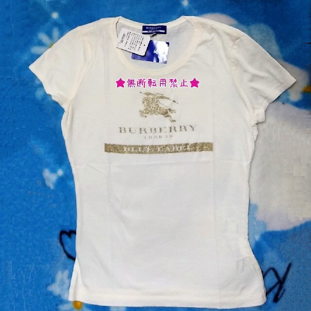 BURBERRY BLUE LABEL(バーバリーブルーレーベル)のBURBERRY ﾊﾞｰﾊﾞﾘｰ ﾌﾞﾙｰﾚｰﾍﾞﾙ Tｼｬﾂ 未使用 ﾎｰｽ  レディースのトップス(Tシャツ(半袖/袖なし))の商品写真