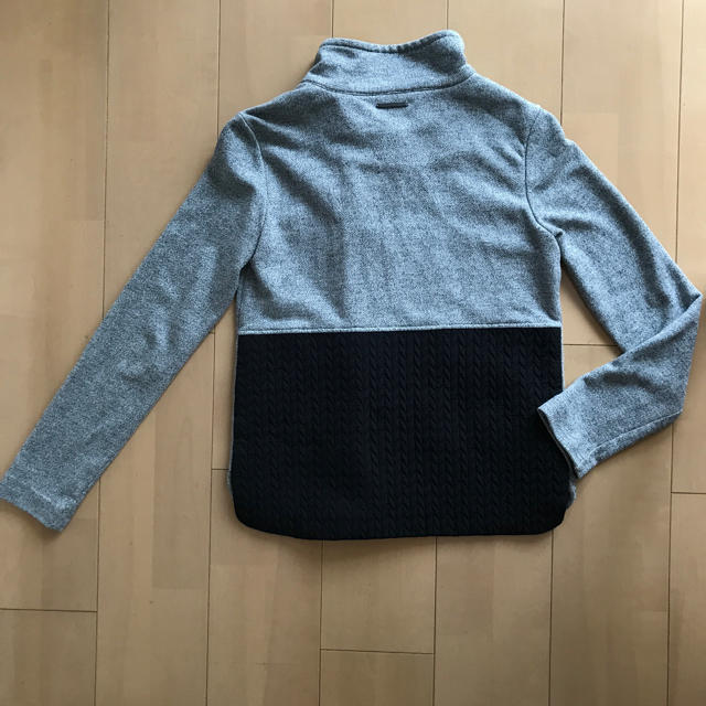 ARMANI EXCHANGE(アルマーニエクスチェンジ)のARMANI Exchange ライダース　パーカーグレー レディースのトップス(パーカー)の商品写真