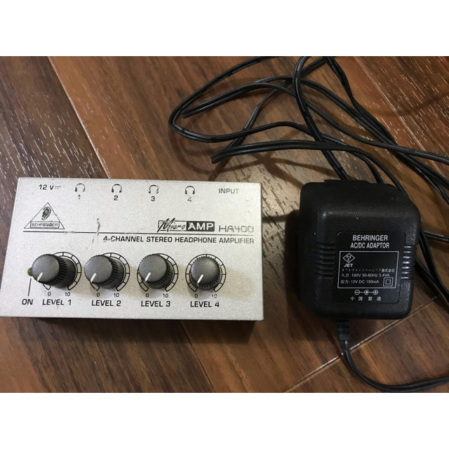 BEHRINGER HA400 ヘッドフォンアンプ スマホ/家電/カメラのオーディオ機器(ヘッドフォン/イヤフォン)の商品写真