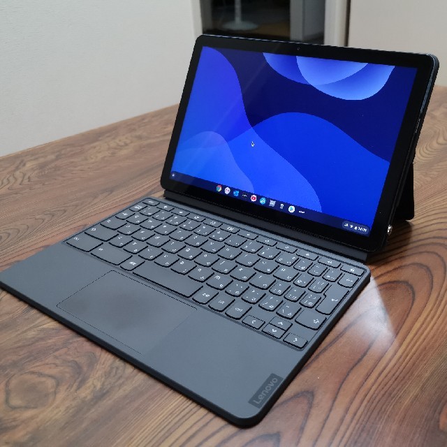 タブレットlenovo duet chromebook ほぼ新品です