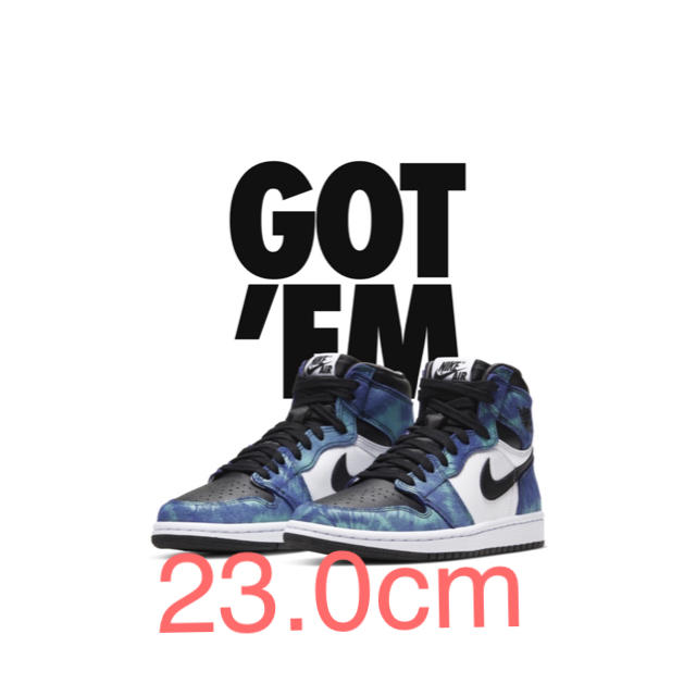 NIKE AIR JORDAN1 HIGH OG Tie-Dye 23.0cm