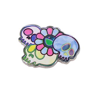 シュプリーム(Supreme)のSKULLS & FLOWER PIN (SILLVER)(その他)