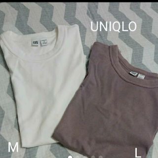 ユニクロ(UNIQLO)のUniqlo U◆Tシャツ 2枚セット(Tシャツ(半袖/袖なし))