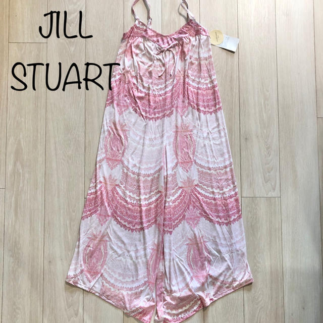 JILLSTUART(ジルスチュアート)の新品 ジルスチュアート 水陸両用 サラサ柄 ワンピース ロンパース L レディースの水着/浴衣(水着)の商品写真