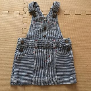 ベビーギャップ(babyGAP)のbaby GAP 90 スカート　デニムつなぎ　オールシーズン(スカート)