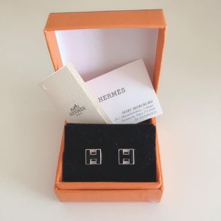 エルメス(Hermes)のHERMES キューブ型 ピアス(ピアス)