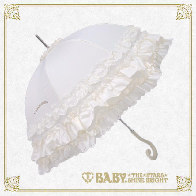 BABY,THE STARS SHINE BRIGHT(ベイビーザスターズシャインブライト)のBABY 晴雨兼用傘 レディースのファッション小物(傘)の商品写真