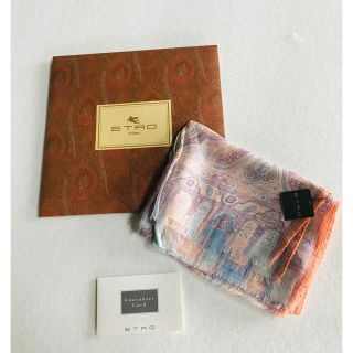 エトロ(ETRO)の★新品未使用 エトロ ETRO スカーフ シルク バンダナ ストール バッグ(ストール/パシュミナ)