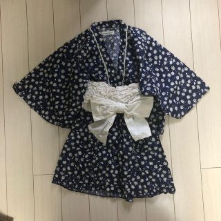 ビケット(Biquette)のBiquette ビケット　浴衣　サイズ110 女の子(甚平/浴衣)