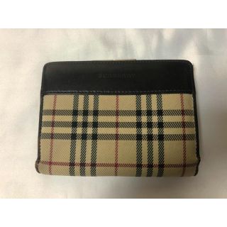 バーバリー(BURBERRY)の【Burberry】ノバチェック柄　折り財布　がま口(財布)