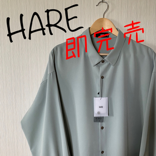 HARE - 【完売品】HARE ハレ トロミシャツ グリーン Sサイズ 新品の ...