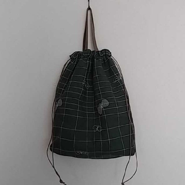 mina perhonen(ミナペルホネン)のハンドメイド　ミナペルホネン　巾着バッグ ハンドメイドのファッション小物(バッグ)の商品写真