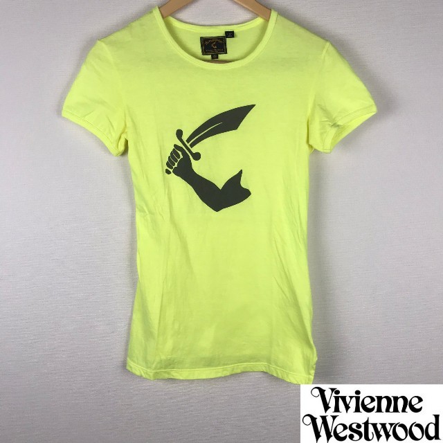 美品 ヴィヴィアンウエストウッドアングロマニア 半袖Tシャツ イエロー サイズS | フリマアプリ ラクマ