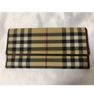 バーバリー(BURBERRY)の【Burberry】長財布　ノバチェック柄　(財布)