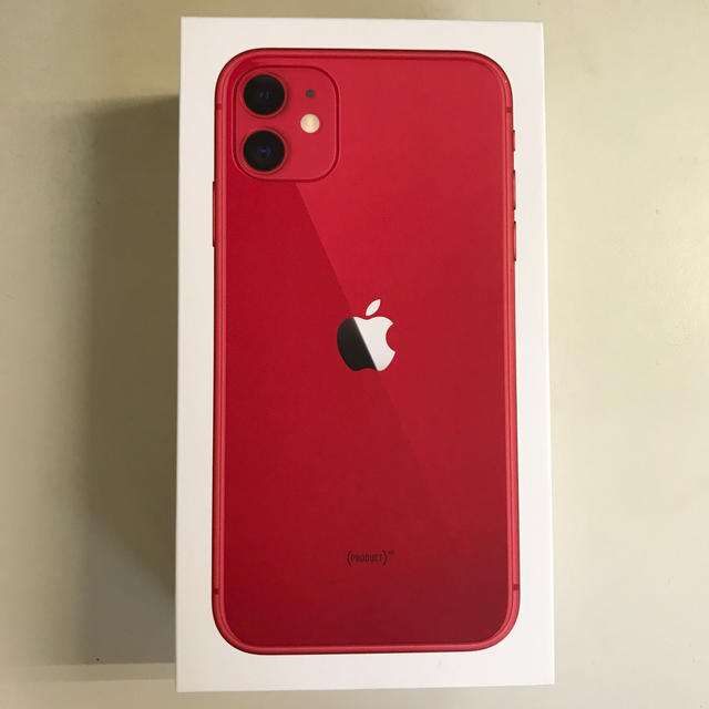 iPhone 11 (PRODUCT)RED 64 GB SIMフリー