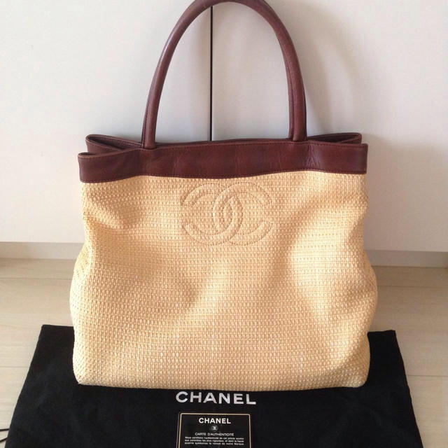 CHANEL - CHANEL♡かごバッグ💕ストロー素材の通販 by チロル's shop