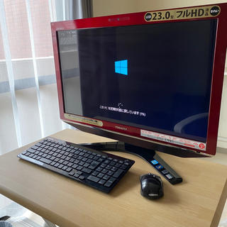トウシバ(東芝)の東芝　デスクトップ PC 高性能　REGZA　D731/T7FRS(デスクトップ型PC)