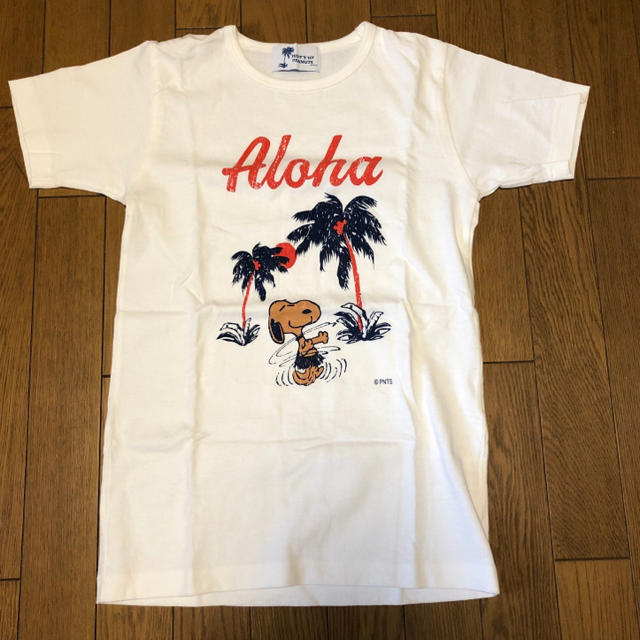 SNOOPY(スヌーピー)のSNOOPY AlohaロゴTシャツ レディースのトップス(Tシャツ(半袖/袖なし))の商品写真