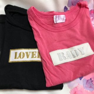 レディー(Rady)のちびRady ♡ロゴTシャツ2枚セット(Tシャツ/カットソー)