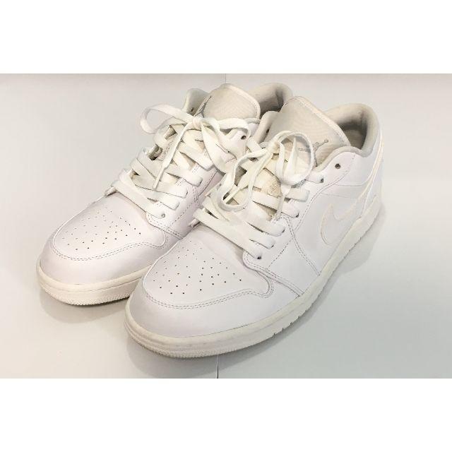 NIKE AIR JORDAN 1 LOW WHITE 27.5cm