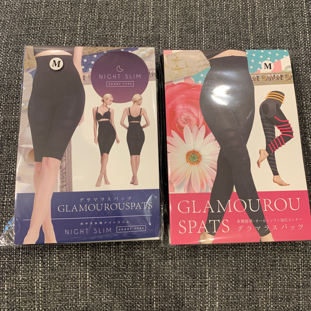 GLAMOUROUSPATSグラマラスパッツ&ナイトスリム 2点セットオールインワン加圧インナー