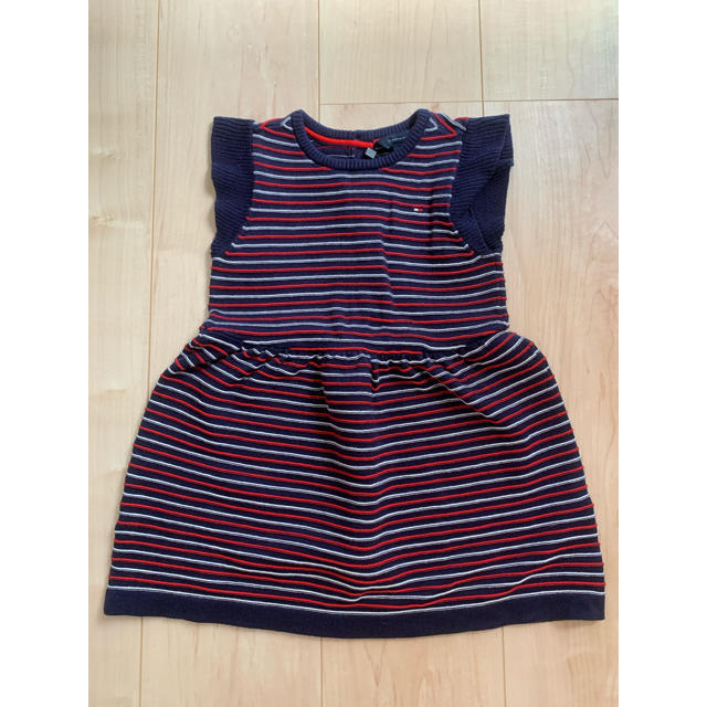 TOMMY HILFIGER(トミーヒルフィガー)の【専用】Tommy Hilfiger トミー　ニットワンピース 18m キッズ/ベビー/マタニティのベビー服(~85cm)(ワンピース)の商品写真