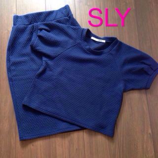 スライ(SLY)のSLY ♡今季セットアップ(ひざ丈ワンピース)