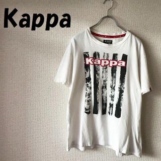 カッパ(Kappa)の【人気】Kappa/カッパ ビッグプリントTシャツ ホワイト サイズL(Tシャツ/カットソー(半袖/袖なし))