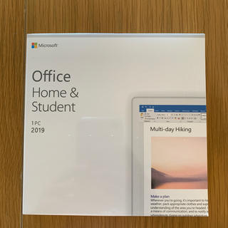 マイクロソフト(Microsoft)のMicrosoft Office Home and Student 2019(PC周辺機器)