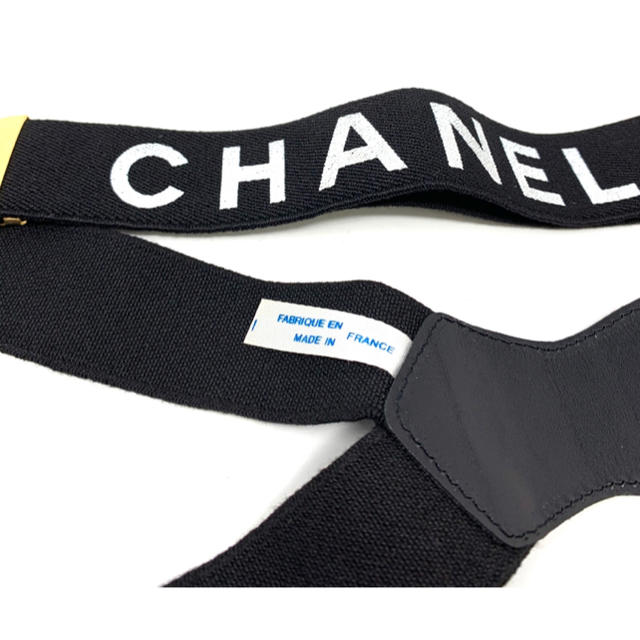 CHANEL(シャネル)のCHANEL☆ サスペンダー　ココマーク　ロゴ　ブラック　ゴールド レディースのファッション小物(サスペンダー)の商品写真