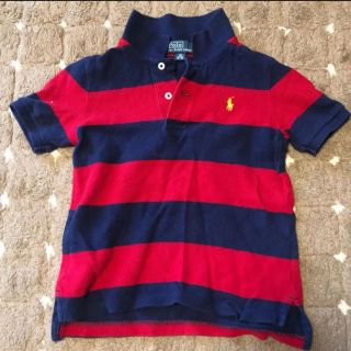 ポロラルフローレン(POLO RALPH LAUREN)のラルフローレン ポロシャツ キッズ　90㎝　ボーダー(Tシャツ/カットソー)