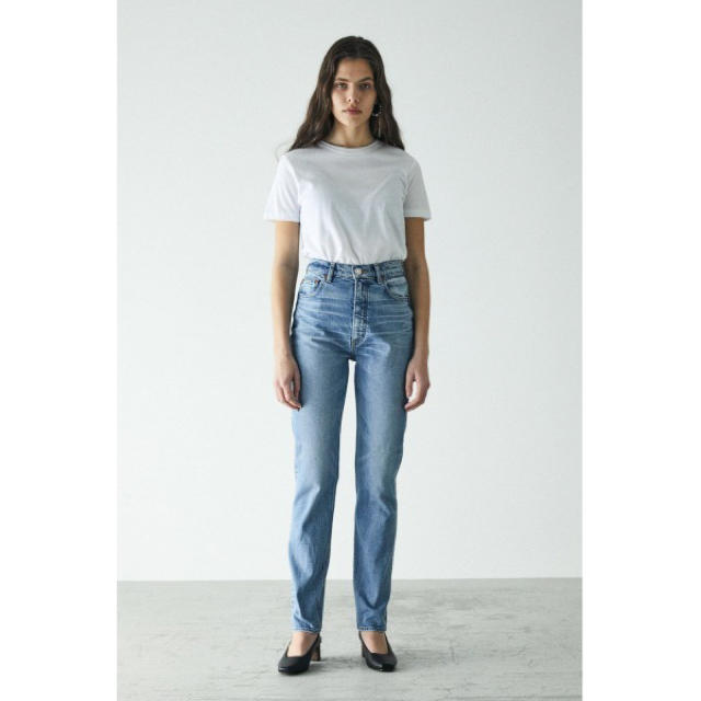 MOUSSY PLAIN JEANS STRAIGHT SLIM 24デニム/ジーンズ