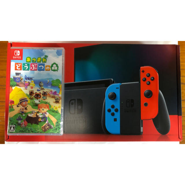 任天堂Nintendo Switch ネオンブルー/ネオンレッド　どうぶつの森セット