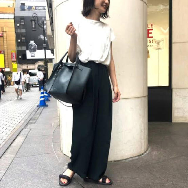 未着用品】 ENFOLD ワイドキュロットトラウザー パンツ 22SS - connect