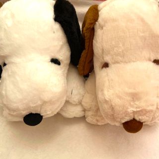 スヌーピー(SNOOPY)のスヌーピー　リュック　2つセット　ホワイト　ベージュ　(キャラクターグッズ)