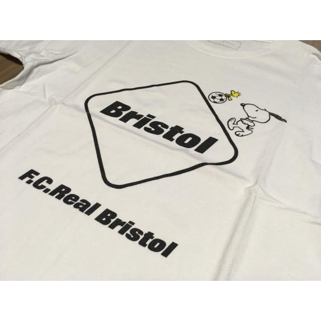 F.C.Real Bristol × SNOOPY EMBLEM TEE (Ｌ)