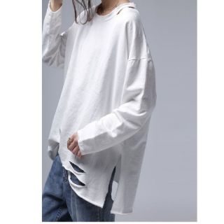 アンティカ ダメージロングTシャツ-me.com.kw