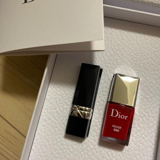 ディオール(Dior)のdior リップ　マニキュアセット(リップグロス)