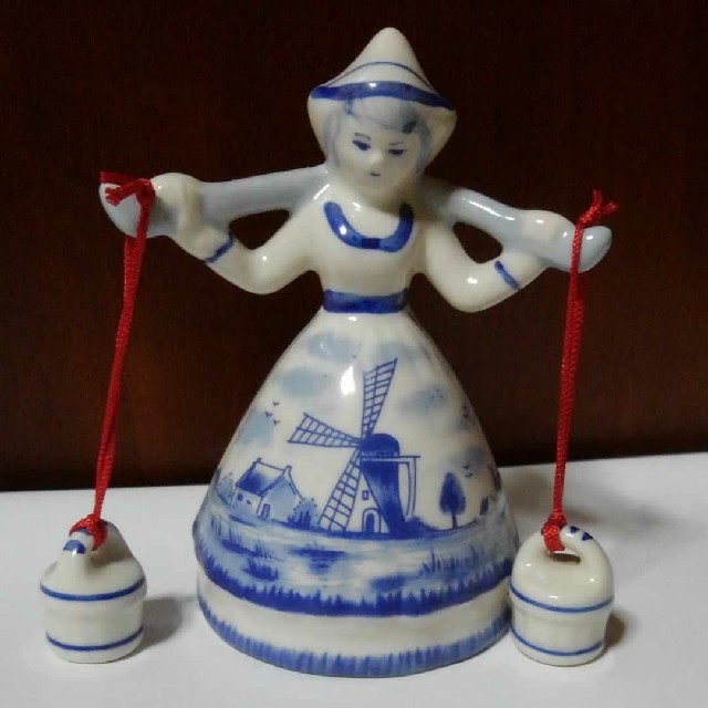 デルフト   水汲み人形   オランダ   陶器製